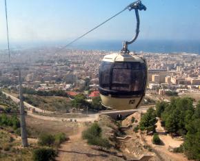 View of Trapani from the funivia