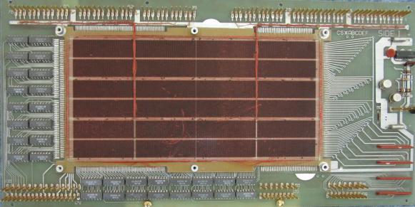 Core memory on a board